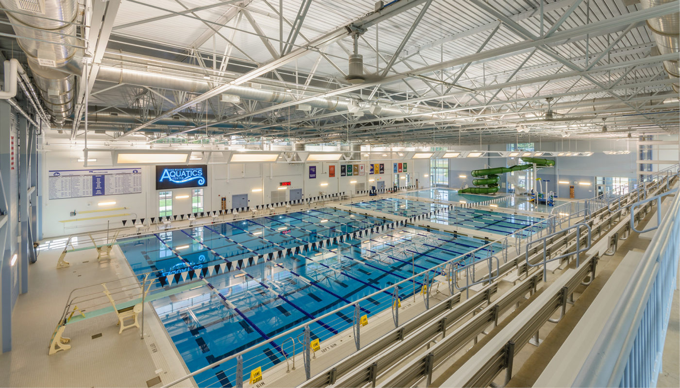 Colgan High School boasts an indoor swimming pool that is constantly bustling with a large number of swimmers from Prince William County Public Schools.
