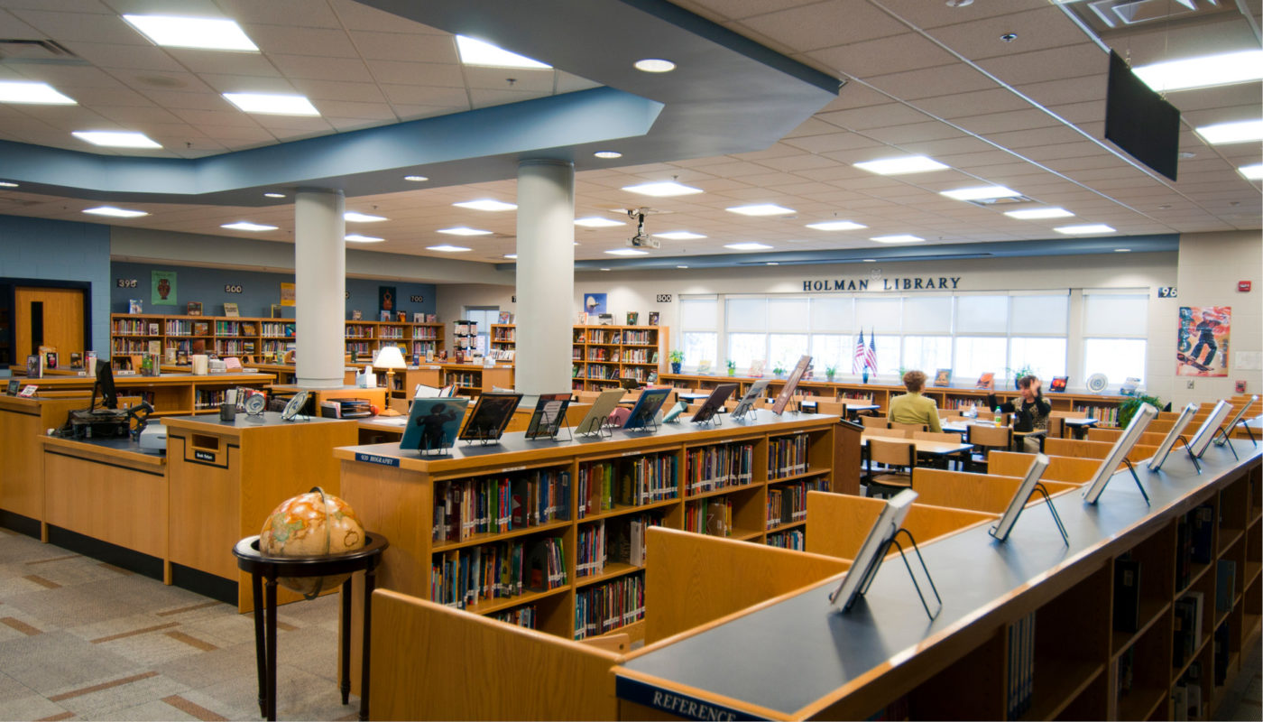 This is a library located within Henrico County Public Schools.
