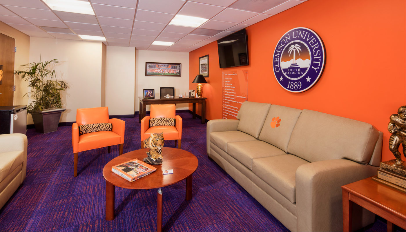 The Nieri Family Enrichment Center supports the development of student-athletes at Clemson Tigers Athletics.