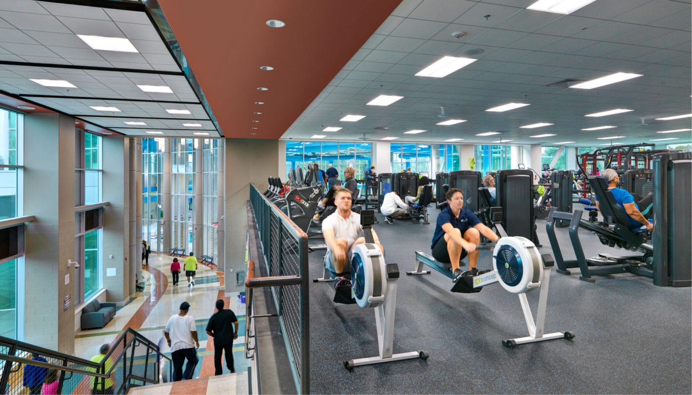 The Bow Creek Recreation Center in Virginia Beach is a popular gym that attracts a large number of people.