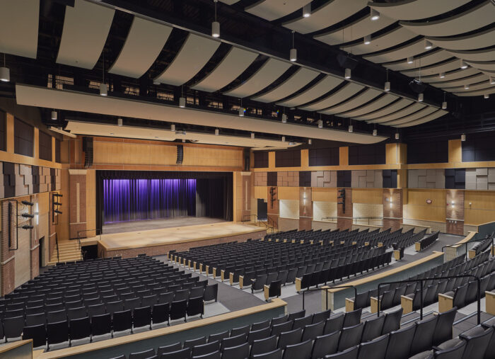 Auditorium in Seneca Valley High School, a new k-12 school in Maryland